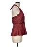 Odille 100% Cotton Red Sleeveless Blouse Size 6 - photo 4