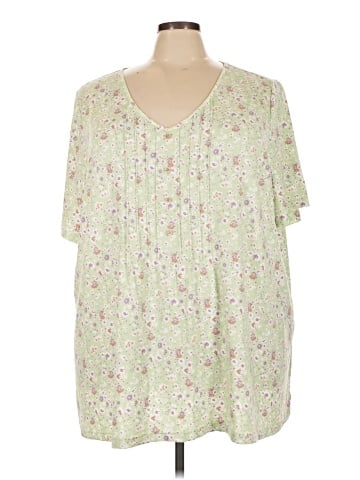BLOOMCHIC Short Sleeve Blouse (view 1)