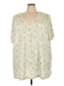 BLOOMCHIC Green Short Sleeve Blouse Size 28 - photo 1