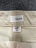 Ecru Solid Ivory Cargo Pants Size 8 - photo 7