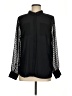 Isaac Mizrahi LIVE! 100% Polyester Black Long Sleeve Blouse Size 8 - photo 1