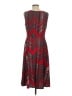 Perceptions Chevron-herringbone Red Cocktail Dress Size M - photo 2