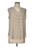 Maurices 100% Polyester Ivory Sleeveless Blouse Size L - photo 1