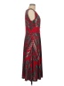 Perceptions Chevron-herringbone Red Cocktail Dress Size M - photo 4