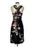 Soma Print Black Cocktail Dress Size S - photo 2