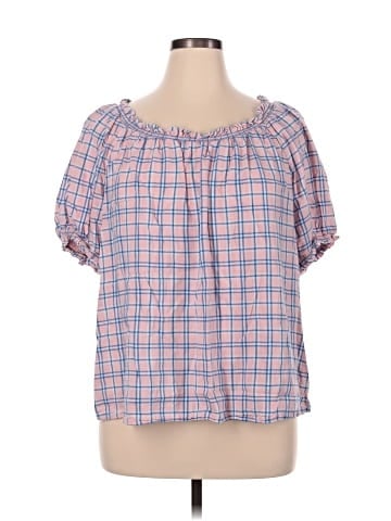 St. John's Bay Short Sleeve Blouse (view 1)