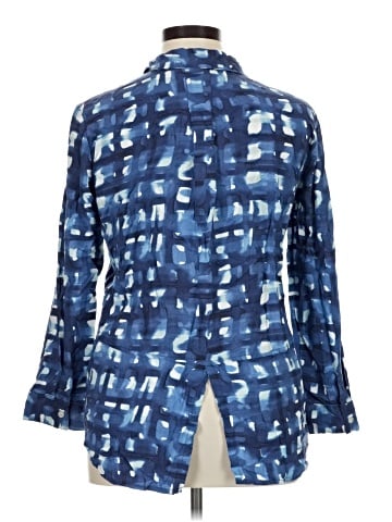 Alexander Jordan 3/4 Sleeve Button-Down Shirt (view 2)