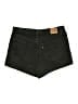 Levi's 100% Cotton Black Denim Shorts Size 20 - photo 2