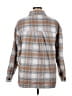 Love Tree 100% Polyester Plaid Gray Coat Size XL - photo 2