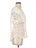 Deletta Ivory Short Sleeve Blouse Size S - photo 4