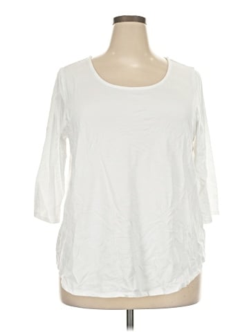 Jones New York 3/4 Sleeve T-Shirt (view 1)
