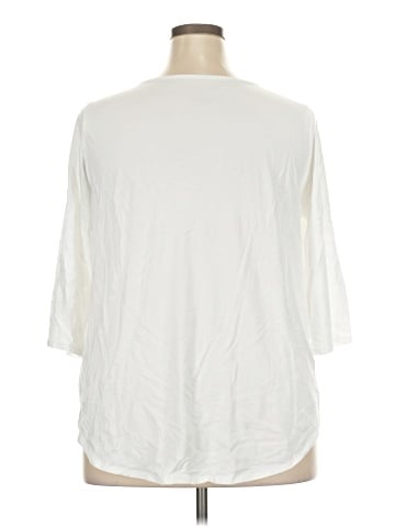 Jones New York 3/4 Sleeve T-Shirt (view 2)