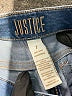 Justice Solid Blue Jeans Size 7 - photo 3