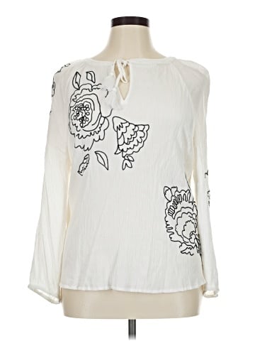 Style&Co Long Sleeve Blouse (view 1)