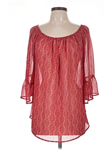 I Heart Ronson 3/4 Sleeve Blouse (view 1)
