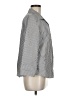 Chico's 100% Cotton Stripes Gray Long Sleeve Button-Down Shirt Size M - photo 4
