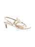 Jack Rogers Print Metallic Ivory Sandals Size 8 - photo 1
