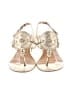 Jack Rogers Print Metallic Ivory Sandals Size 8 - photo 2