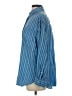 Aerie 100% Cotton Stripes Blue Long Sleeve Button-Down Shirt Size S - photo 5