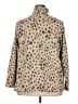 Lands' End Animal Print Tan Turtleneck Sweater Size 2X - photo 2