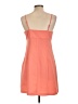 BCBGeneration 100% Polyester Solid Orange Casual Dress Size 12 - photo 2