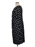 Connected Apparel Polka Dots Black Casual Dress Size 16 - photo 5