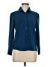 Assorted Brands 100% Polyester Blue Long Sleeve Blouse Size M - photo 1