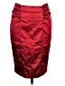Bebe Solid Red Formal Skirt Size 10 - photo 1