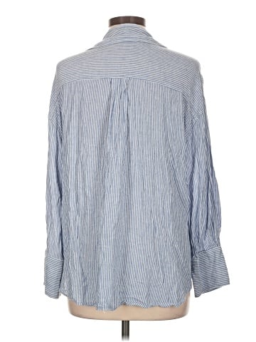 Zara 3/4 Sleeve Button-Down Shirt (view 2)