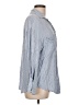 Zara Stripes Blue 3/4 Sleeve Button-Down Shirt Size L - photo 4