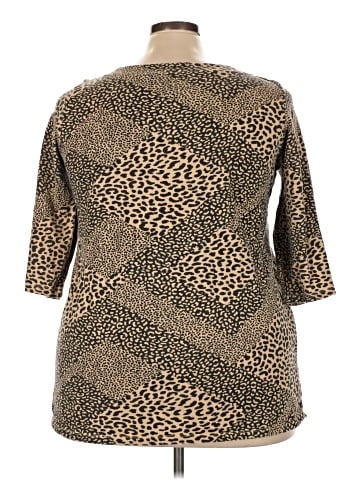 Jessica London 3/4 Sleeve T-Shirt (view 2)