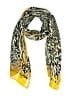 Adrienne Vittadini Animal Print Yellow Scarf One size - photo 1