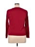 Mossimo Supply Co. 100% Cotton Hearts Burgundy Pullover Sweater Size XL - photo 2