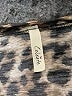 Celeste Animal Print Black Short Sleeve Top Size XL - photo 7
