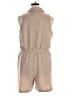 Emma & Michele 100% Polyester Metallic Tan Romper Size XL - photo 2
