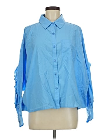 Easel Long Sleeve Button-Down Shirt (view 1)