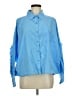 Easel Blue Long Sleeve Button-Down Shirt Size M - photo 1