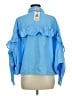 Easel Blue Long Sleeve Button-Down Shirt Size M - photo 2