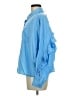 Easel Blue Long Sleeve Button-Down Shirt Size M - photo 5