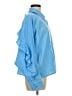 Easel Blue Long Sleeve Button-Down Shirt Size M - photo 4