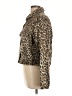 MNG 100% Cotton Animal Print Gold Jacket Size L - photo 5