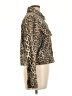 MNG 100% Cotton Animal Print Gold Jacket Size L - photo 4