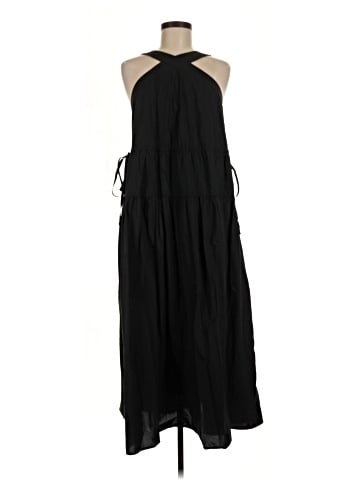 Madewell Poplin Halter Tiered Midi Dress (view 1)