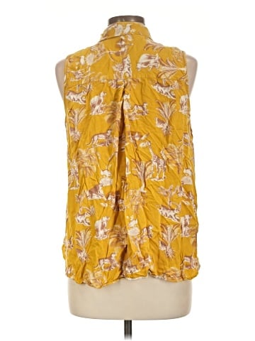 Rose + Olive Sleeveless Blouse (view 2)