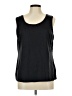 212 Collection Black Sleeveless Blouse Size L - photo 1