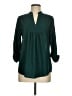Brixon Ivy 100% Polyester Green 3/4 Sleeve Blouse Size M - photo 1