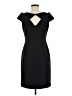 Milly Solid Black Cocktail Dress Size 6 - photo 2