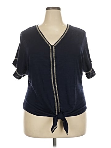 Max Studio Short Sleeve Top (view 1)