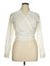 Sigrid Olsen Ivory Long Sleeve Blouse Size 14 - photo 1