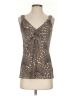 212 Collection Brown Sleeveless Blouse Size XS - photo 1
